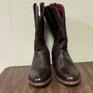 Brown Leather Cowboy Boots